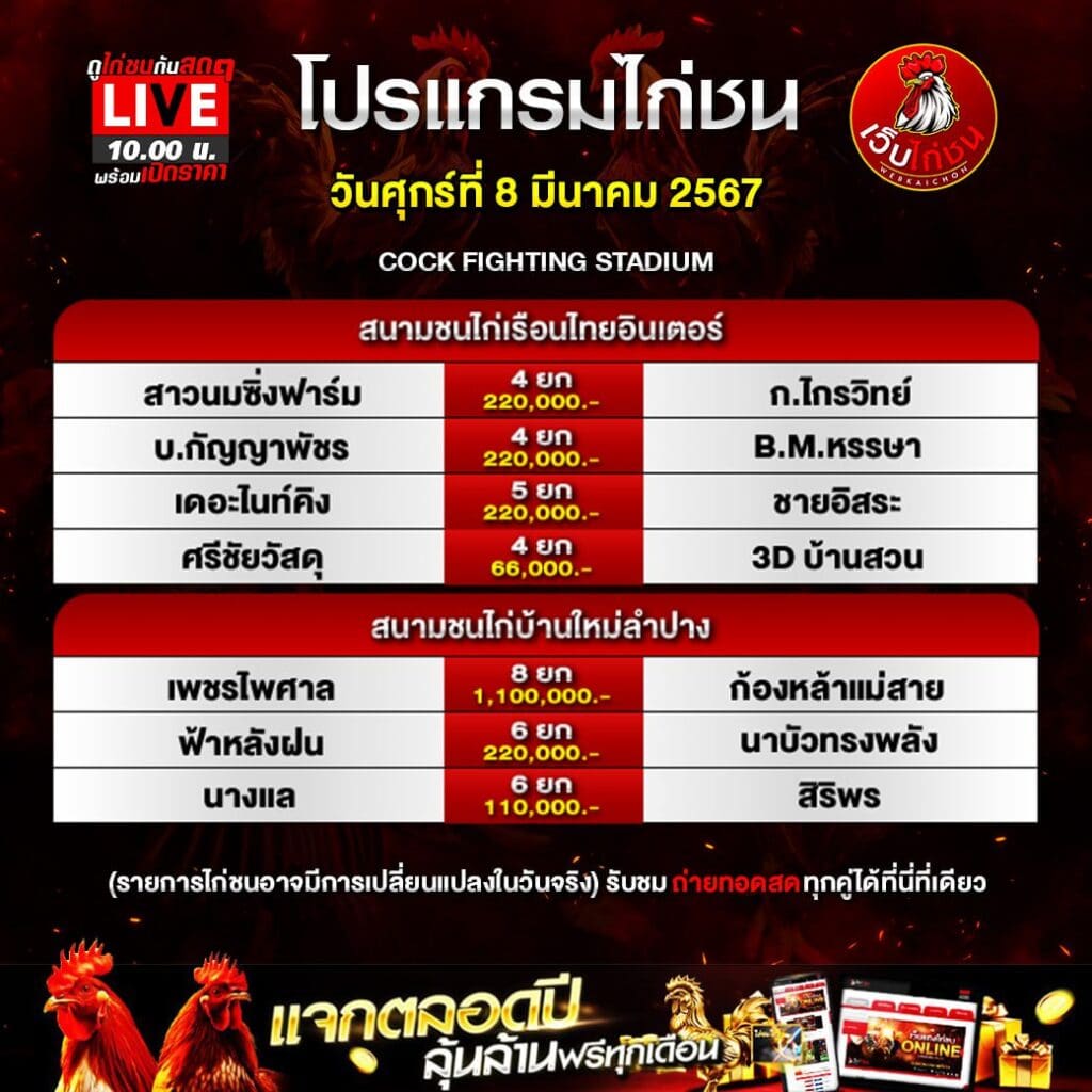 เล่นไก่ให้ได้เงิน080367